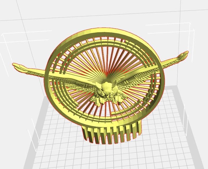 Flying Owl - P33 - Decor - Trinket - Quick Print Gift - 3D - NO SUPPORT