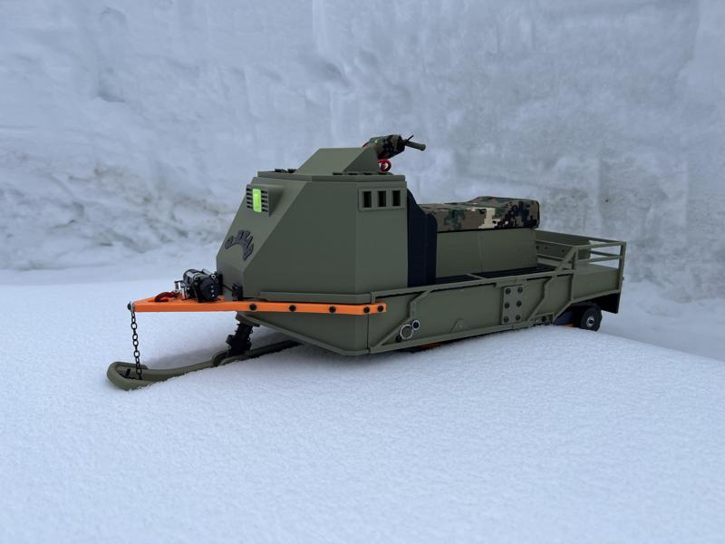 G-Bear twin tracked rc snowmobile