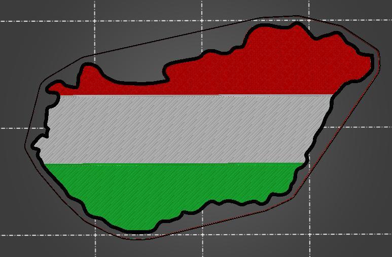 The Map of Hungary