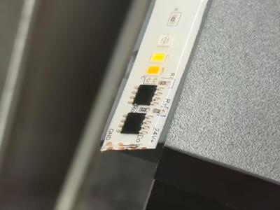 LED STRIP 30° MOUNT / ADPTER with screw holes