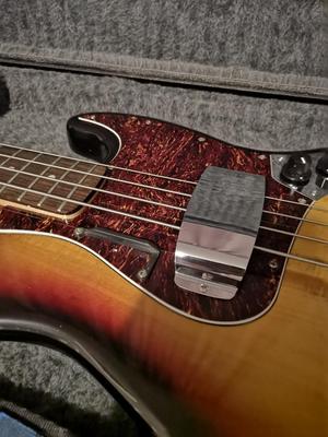 Custom Jazz Bass Thumb Rest.