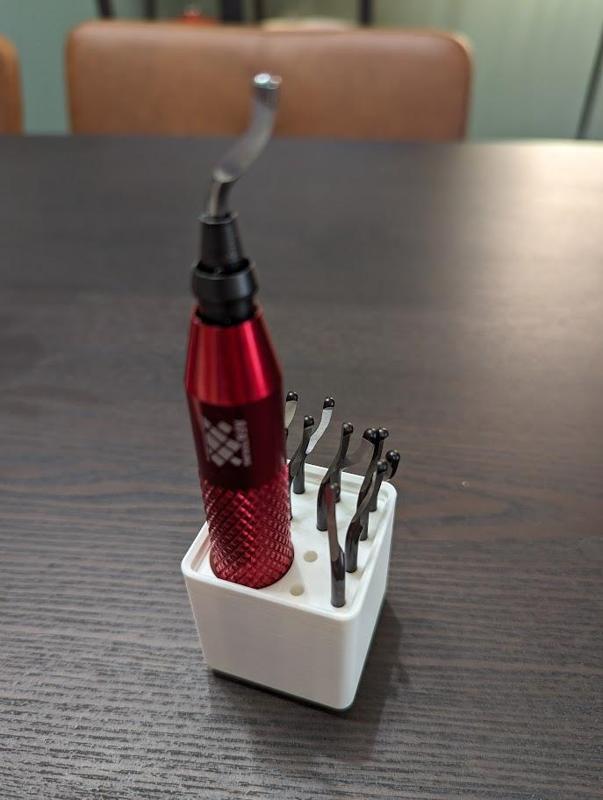 Gridfinity Deburring Tool Holder - AFA BS1010 Blades
