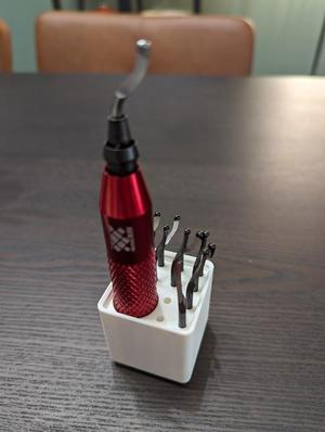 Gridfinity Deburring Tool Holder - AFA BS1010 Blades