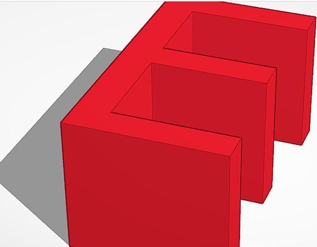 Letter E magnet