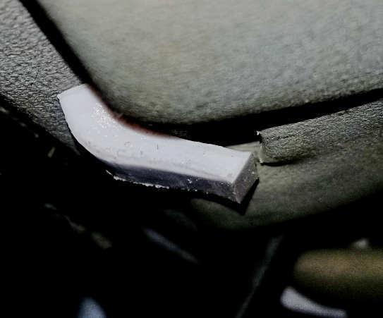 Sunvisor clip, VW Mk2 Jetta/Golf