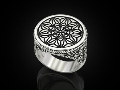 Geometric paterns Ring V3