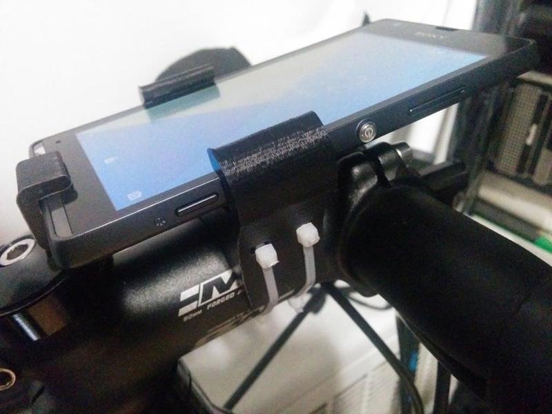 Bike phone holder (Sony Xperia SP)