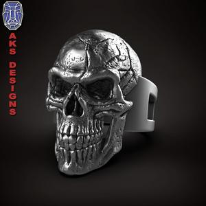 skull version 1 Ring jewelry
