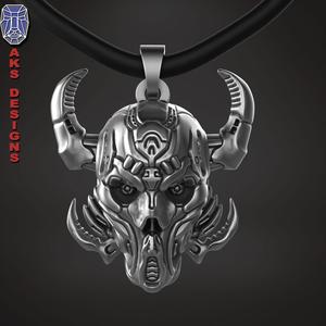 sci fi skull 1 Pendant jewelry