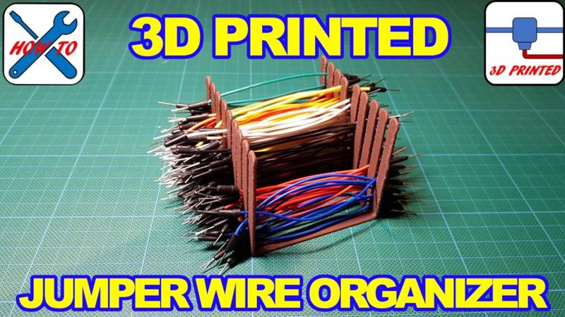 Breadboard Jumper Wire Organizer | Stringing Test?
