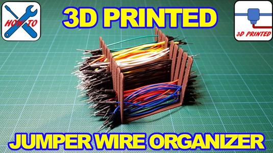 Breadboard Jumper Wire Organizer | Stringing Test?