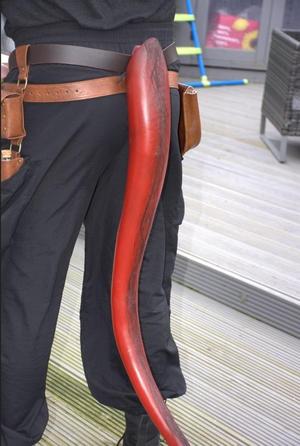 Hellboy Cosplay Tail