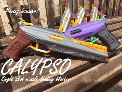 Calypso | Single shot low hardware muzzle loading blaster