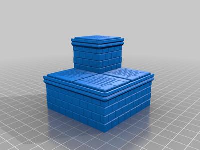 Mayan Cubes - Corner+Inner Walls - Slopes