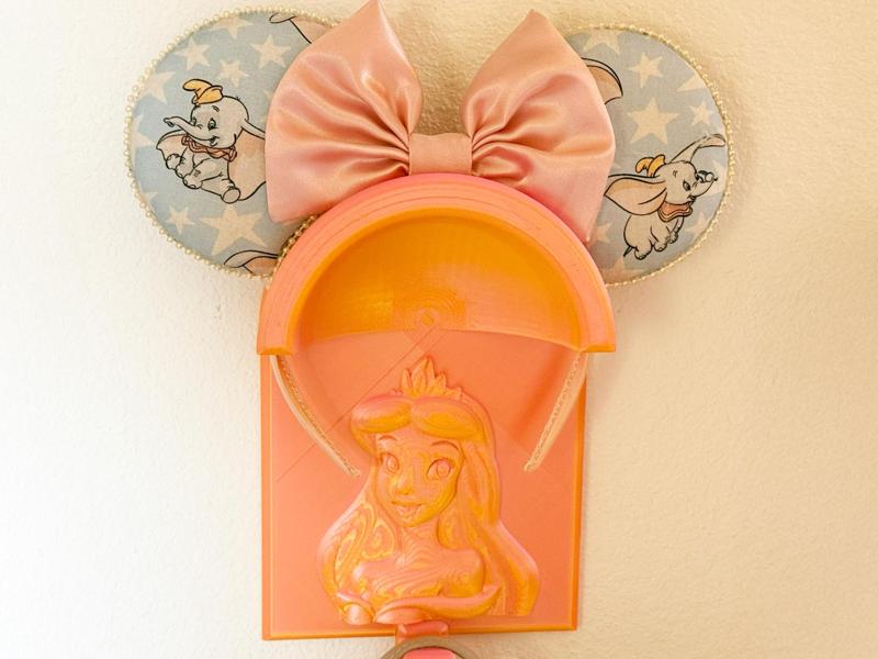 Aurora ear wall display and backpack hanger 