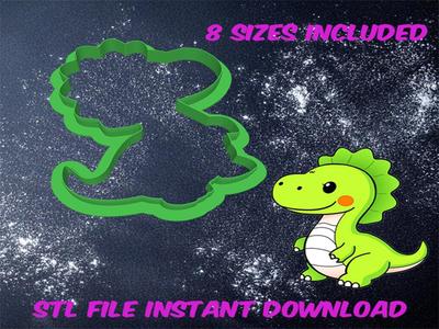 Dino cookie cutter