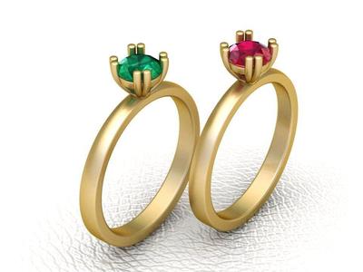3D GOLD RING 3d printable model