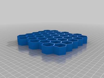 Hex Paint Storage