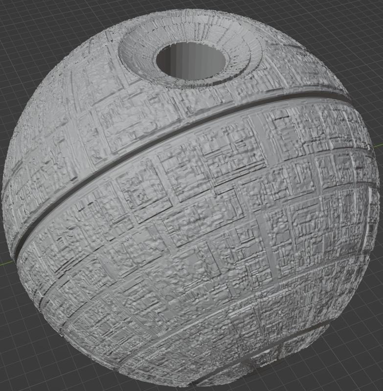 Death Star tissue box model 2