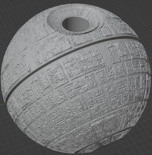 Death Star tissue box model 2