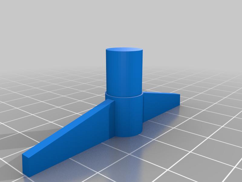 P51D Mustang Wing Peg Spring Adaptor (3d Lab Print)