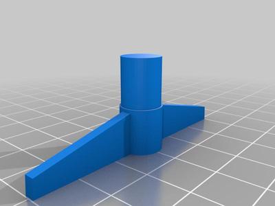 P51D Mustang Wing Peg Spring Adaptor (3d Lab Print)