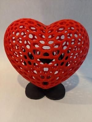 Voronoi Heart Remix - Swapable Text (MOM)
