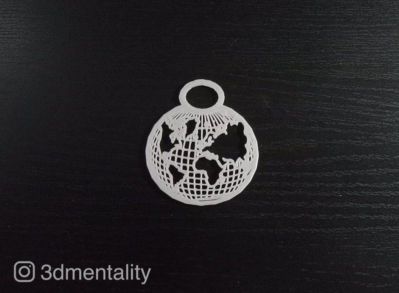 Globe keychain