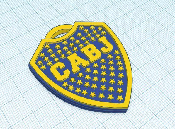 boca juniors keychain