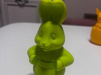 Easter bunny sculpture