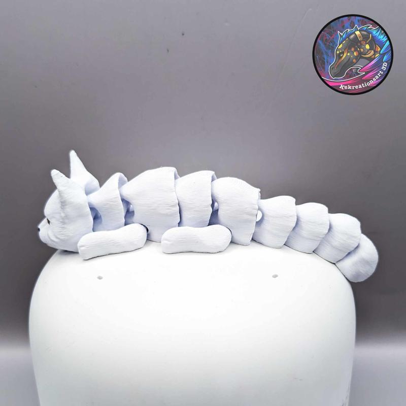 Baby Dog and Cat Flexi Keychains (Set of 8)