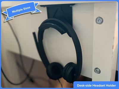 Desk Mounted Headset Holder