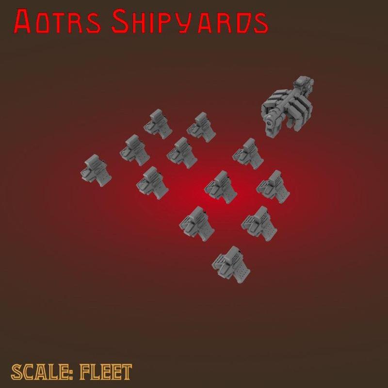 XM001 Gellmar Drone Carrier and Haoph AstroFighter