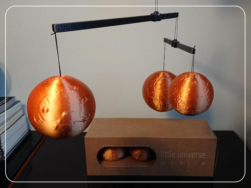 little Universe Mobile (revolving planets and other celestial bodies)