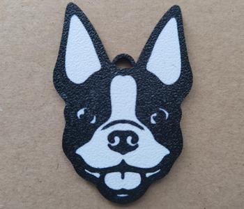 Boston Terrier Keychain
