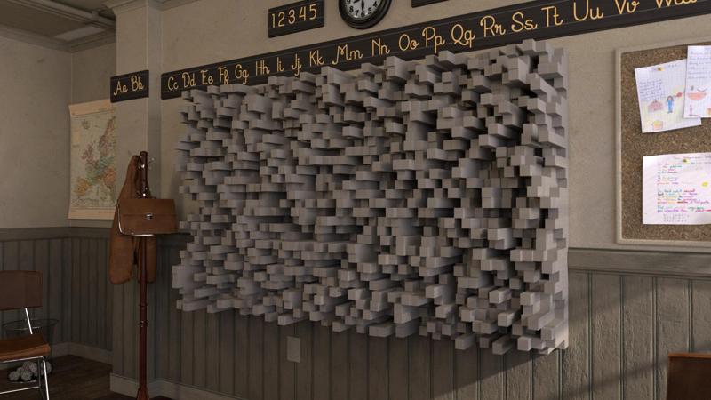 Non-scientific diffuser wall panel