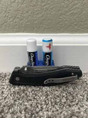 Chapstick and Knife Holder