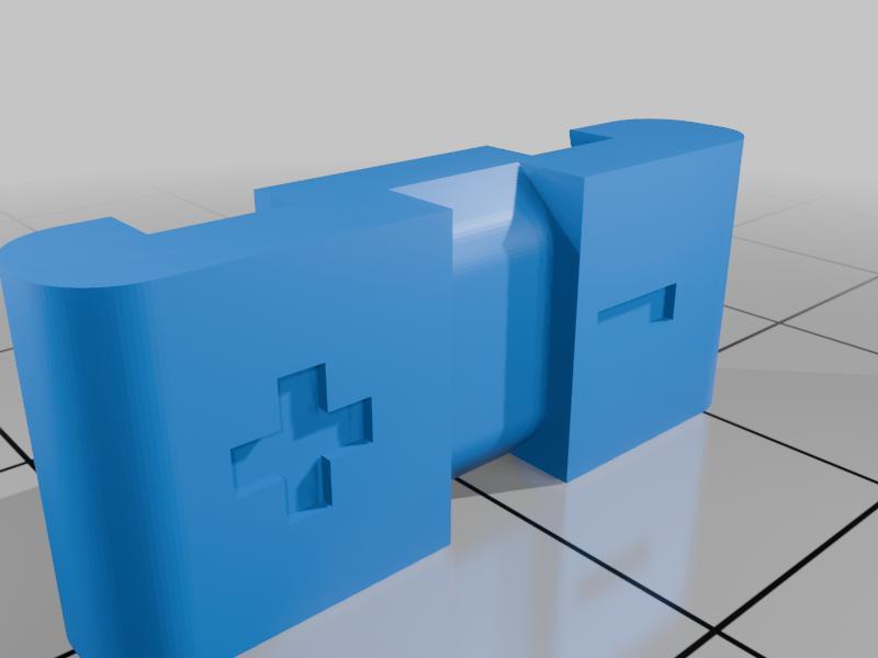 Wire clamp for 9 volt battery