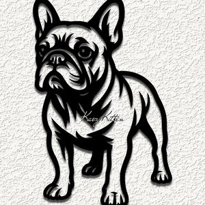 frenchie french bulldog puppy dog wall art home decor