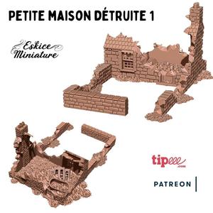 Destroyed Little House 1 - XVIII to XX period
