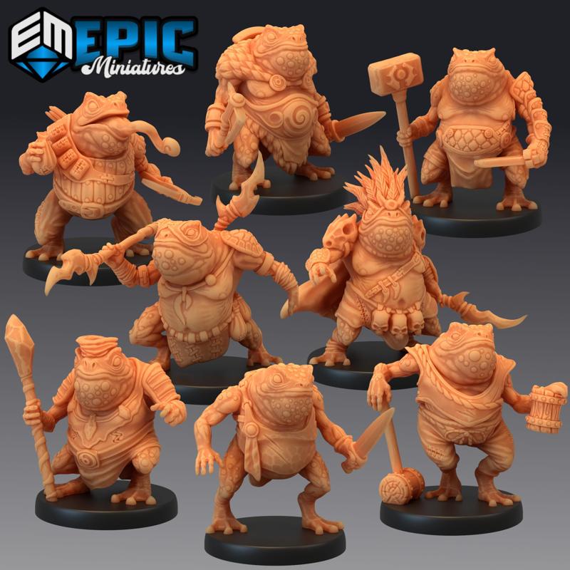 Toad Folk Set / Frog People / Swamp Dweller