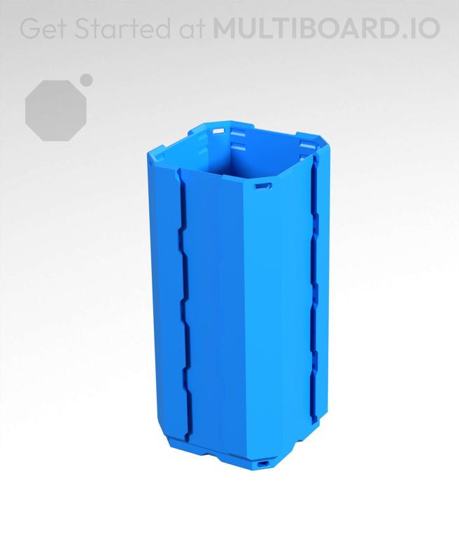 1x1x2 - Full Multipoint Rail - Multibin Shell