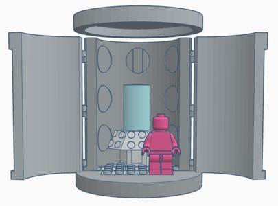 Classic TARDIS Lego Playset