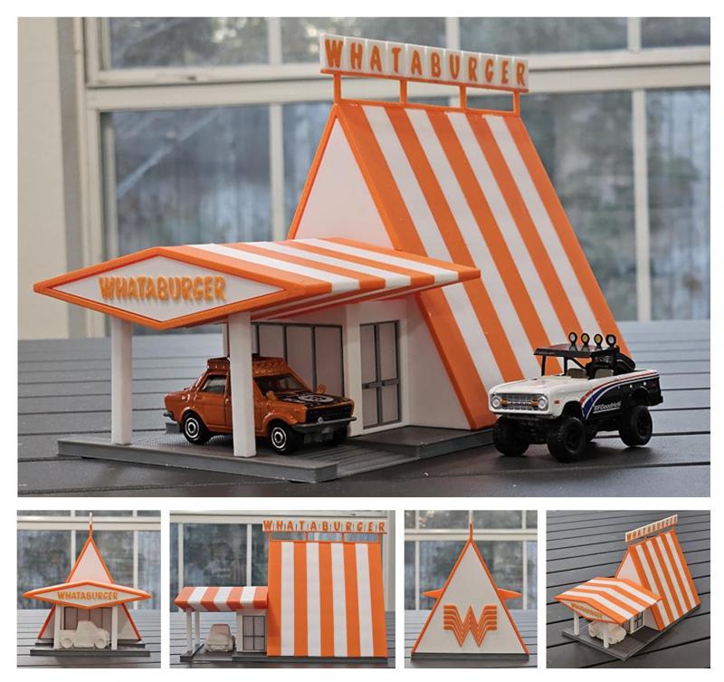 1:64 Vintage Whataburger Fan Scale Model