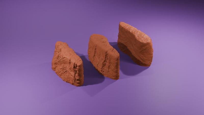 Canyon Wall Segments – Modular Rock Formations for Desert or Badlands Terrain