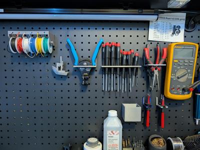 Peg board accessories