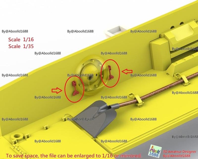 Tiger tank Lock Nut Unit.(STL-16-35)