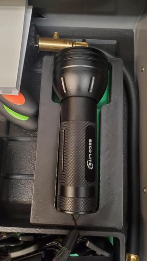 Blacklight or flashlight 2x4 gridfintiy bin