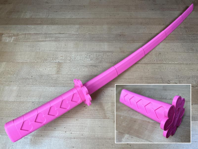 Mitsuri’s Print-in-Place Collapsing Katana
