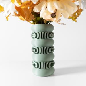 The Jino Vase, Modern and Unique Home Decor for Dried and Preserved Flower Arrangement  | STL File